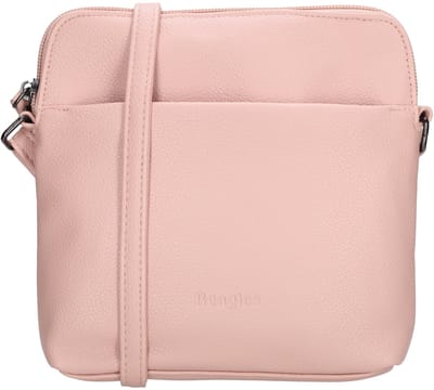 Beagles Tarragona Schoudertas - Crossbody - Ritsvakken - Dames - Imitatieleer - Oudroze