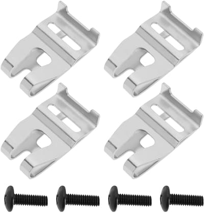 Zeynomax - Riemclip Haken - Geschikt voor Bosch 18V Accugereedschap - 4 Stuks - Met Schroeven - Duurzaam Metaal - Handige Accessoires