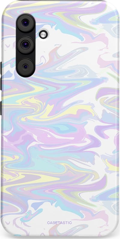 Casetastic Hoesje Geschikt voor Samsung A54 (5G) - Stijlvolle Beschermende Duo-layer Case - IJsdans van kleur