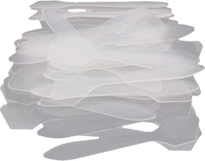 Cosmetische spatels | 10 stuks | Crème | Transparant | Herbruikbaar | Make-up stokjes | Face mask | Make up gadgets | Smeerspatels voor make up | Gezichtsmasker | Stokjes | Maskerkwast