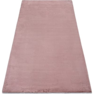 Kleden Rugsx Tapijt BUNNY rozekleuring IMITATIE konijnenvacht 60x100 cm