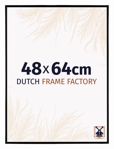 Fotolijst 48x64 cm - Kunststof - Zwart Mat - Easy