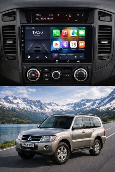 ADIVOX T1 9 inch geschikt voor Mitsubishi Pajero 2006-2019 Carplay/Auto/WiFi/DSP/DAB+