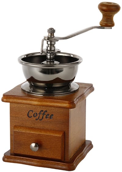 Koffiemolen Handmatig – Koffiemolen Vintage – Bonenmaler - Koffiebonen Maler - 9.5 x 9.5 x 19.5 cm