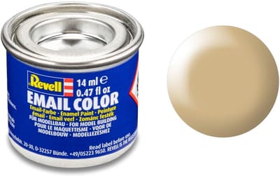 Revell Hobbyverf Enamel verf - #314 Beige - Satin - RAL1001 - Enamel - Verf potje - 14 ml