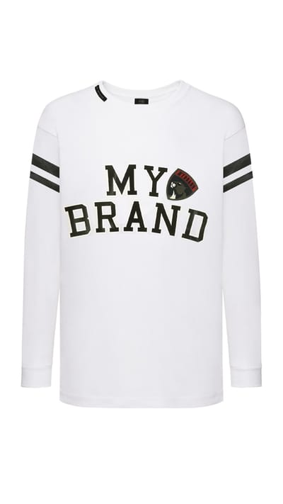 Baseball Logo Longsleeve | WHITE - WHITE / 10
