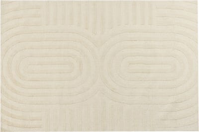 MASTUNG - Vloerkleed - Lichtbeige - 200 x 300 cm - Wol
