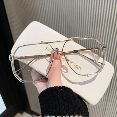 Klassieke Oversized Zonnebril Bril Dames Nieuwste Unieke Trendy Zonnebril voor Heren UV400 Punk Bril Trending Dames Bril UV400