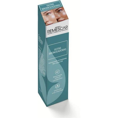 Remescar Glowing Drops - Zelfbruiner voor Gezicht voor een natuurlijke goudbruine teint, Tanning drops als toevoeging aan je Skincare routine, voor alle huidtypes, 30 ml
