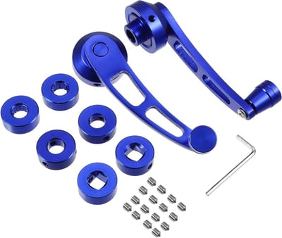 Raamkruk Set - Handgrepen Ramen - Auto Interieur - Universeel Geschikt - 115 mm Lengte - Blauw