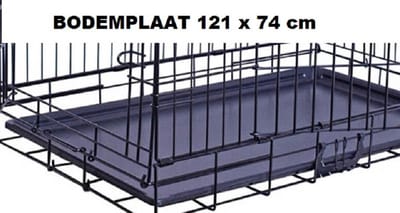 Bodemplaat bench / puppyren xxl