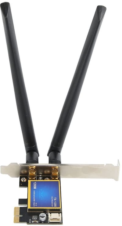 1200 Mbps Dual Band PCIE WiFi-kaart met Bluetooth 4.0 voor Desktop - Snelle Draadloze Netwerkadapter - 4K Streaming .