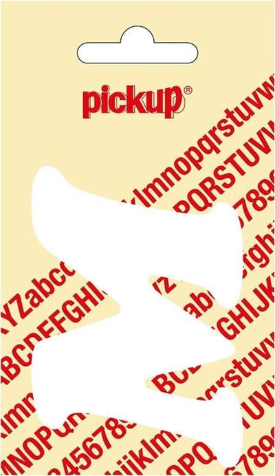 Pickup plakletter CooperBlack 60 mm - wit M