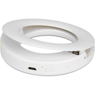 XJ-19 Draagbaar Oplaadbaar 40 LED Camera Selfie Ring Invullicht 3200K-6500K voor Mobiele Telefoon
