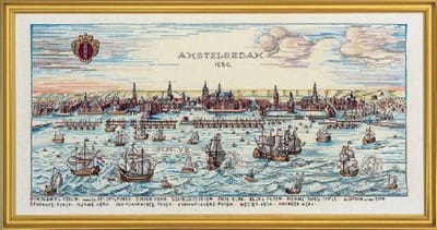 Eva Rosenstand Amsterdam 1650 - Telpakket met telpatroon - 45 x 90 cm