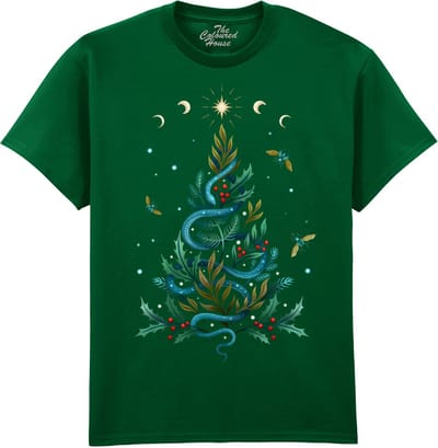 Slang Kerst Serpentine Christmas The Coloured House T-shirt M