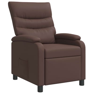 vidaXL - Recliner - Bruin - Kunstleer