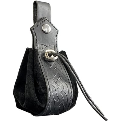 Middeleeuws buideltje in Vikingstijl dat aan een riem kan worden gehangen Herenmuntzakje Hoge kwaliteit Retro heuptas Coole en knappe stijl
