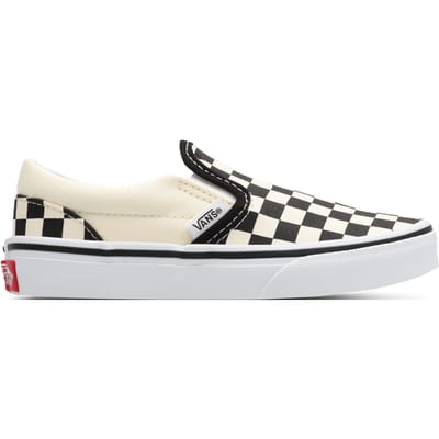 Vans Youth Unisex Kids Lifestyle Classic FTW Sneaker Uy Classic Slip-On s (Checkerboard) Zwart/Wit