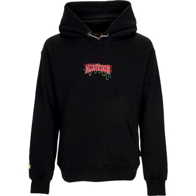 Skate Cat-hoodie heren zwart