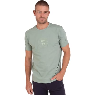 T-shirt met ton-sur-ton bedrukking Camberabero
