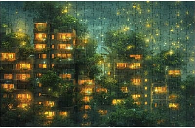 Legpuzzel 3000 stukjes - Houten puzzel volwassenen - Ontspannend tijdverdrijf - Geïmporteerd lindehout - 120x80 cm - Architectuur