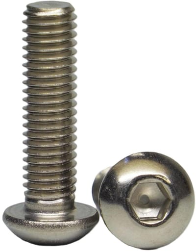 Lenskoppen Schroeven - Binnenzeskant Schroeven - Robuust Bevestigen - Roestvrij Staal A2 - M8 x 80 mm - Zilverkleurig