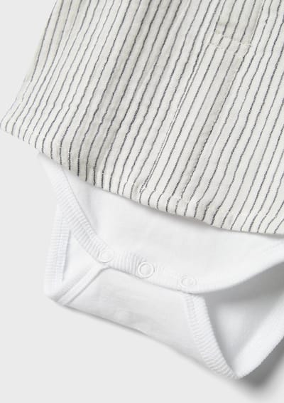 NAME IT - NBMFEDANNE SHIRTBODY - Baby - Blouses / Overhemden - Maat 68