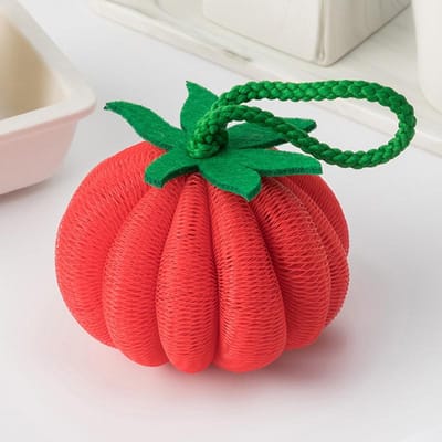 Dopamine Kleur Badspons Fruit Groente Vorm Niet Afgevend Bubbelbal Voor Vrouwen Zacht Douchegereedschap