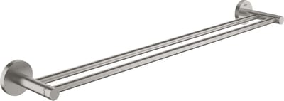 Grohe Essentials Handdoekhouder - 60cm - dubbel - Supersteel (RVS)