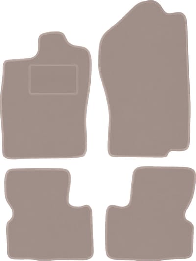 Beige veloursmatten voor: Opel Vectra A sedan, liftback, hatchback (1988-1995)