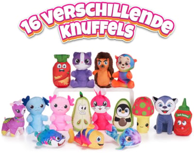 Mix van 16 Verschillende Pluche Knuffels 18 cm - Speelgoed Knuffel voor Kinderen Jongens Meisjes - Voordeelset - Kinder Verjaardag Cadeau - Plush Toy Mix