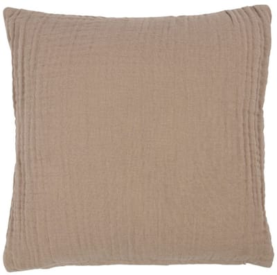 Nova Kussen Mousseline taupe 45x45cm