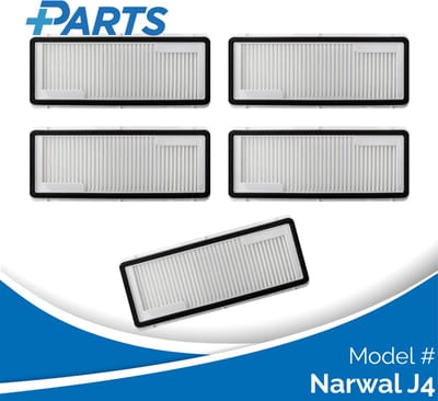 Narwal J4 Filters (5 Stuks, Plus.Parts® alternatief voor CP-PJ-A00088-00-00)