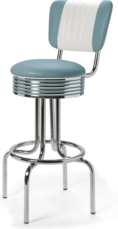 Bel Air Retro Barkruk BS-28CB Blauw
