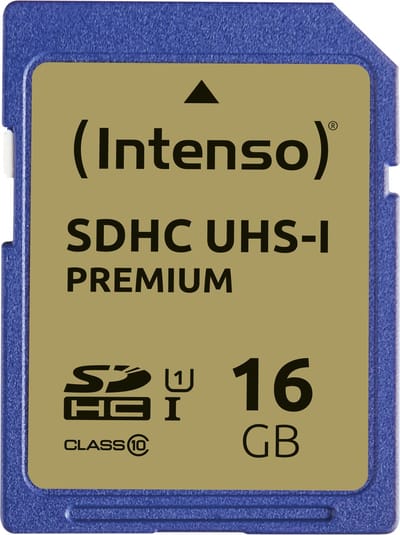 (Intenso) SDHC kaart UHS-1 Premium - 16GB - Class 10 (3421470)