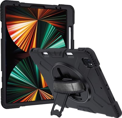 Coverup Tablethoes geschikt voor iPad Air 13 (2024/2025/2026) Hoesje - Heavy Duty Case - Zwart
