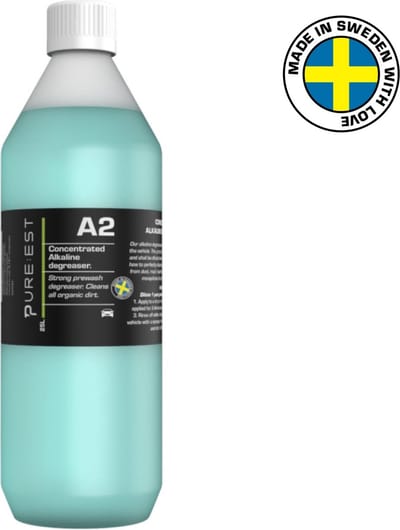 PURE:EST - A2 - Alkaline Degreaser - Pre-Cleaner - Insect, Vuil & Wegfilm Verwijderaar - 1000ml
