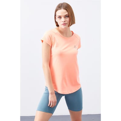 Dames Korte Mouwen Crew Neck T-Shirt