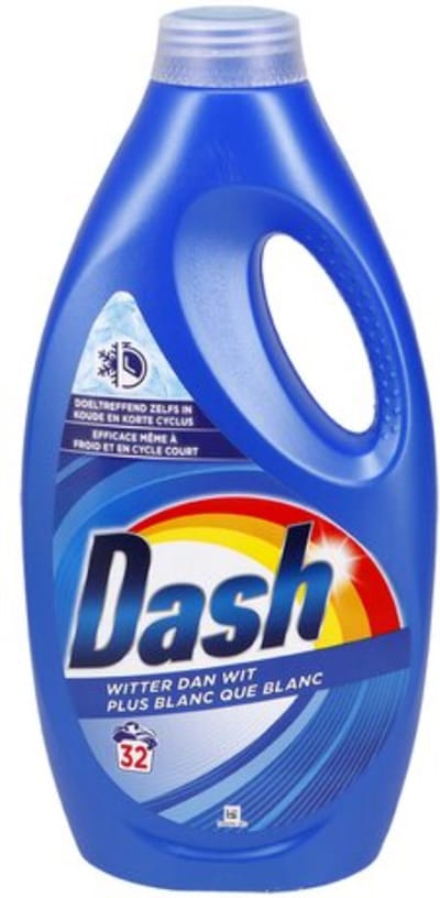Dash Witter dan Wit Vloeibaar Wasmiddel - 4 x 1440 ml (128 wasbeurten)