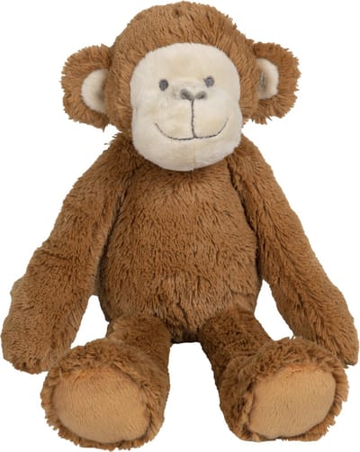 Happy Horse Aap Micha Knuffel 38cm - Bruin - Baby knuffel