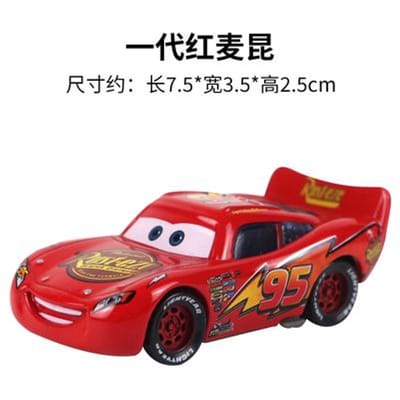 Pixar Cars Flash McQueen 33 Pièces Collection McQueen 1:55 Véhicules Moulés sous Pression Alliage Métallique Jouets pour Garçon Enfant Cadeau de Noël