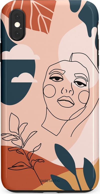 Casetastic Hoesje Geschikt voor Apple iPhone Xs Max - Stijlvolle Beschermende Duo-layer Case - Zachte contour