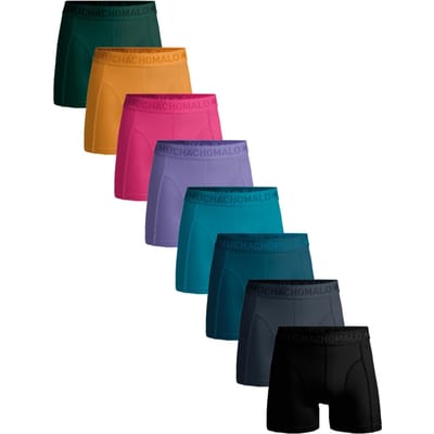Muchachomalo Boxershorts Heren – 8 Pack – 95% Katoen – Normale Lengte – Heren Ondergoed – Onderbroeken Heren