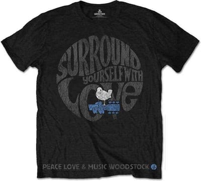 Woodstock - Surround Yourself Heren T-shirt - S - Zwart
