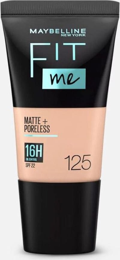 Maybelline Fit Me Matte + Poreless 16H Oil Control Foundation - 125 - 18 ml