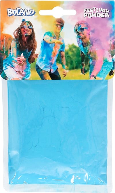 Boland - Kleurpoeder Festival blauw Blauw - Festival, Vrijgezellenfeest, Voetbal, Pride