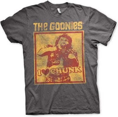 The Goonies Heren Tshirt -S- I Love Chunk Grijs
