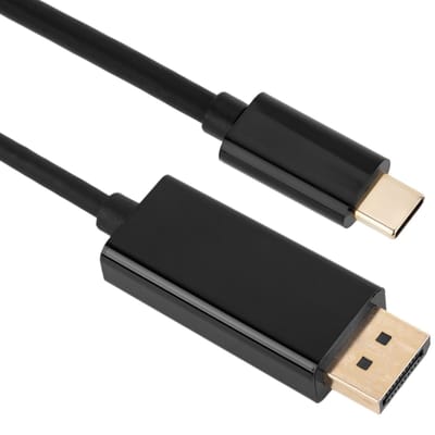 BeMatik - Kabel USB 3.1 C male naar DisplayPort A male, 4K Ultra HD 60Hz video converter 3m