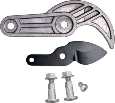 Origineel vervangend mes, aambeeld en schroeven voor Fiskars PowerGear aambeeld snoeischaar L77, zwart/grijs, 1026292